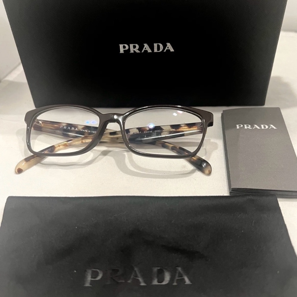 Prada Tortoise Shell Eyeglasses - image 2